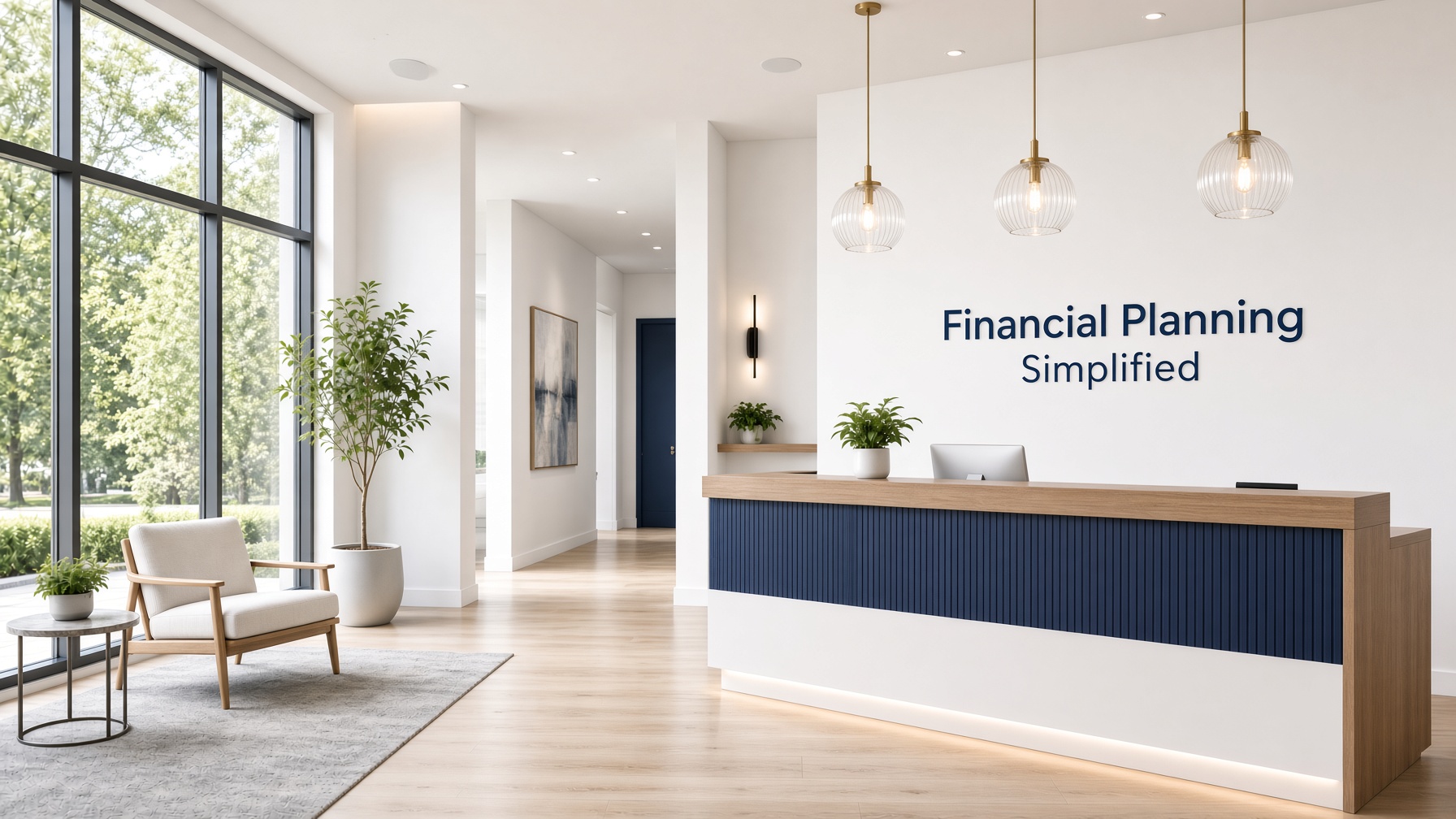 A financial advisor speaking with a client